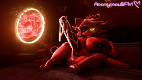 animal_genitalia animal_penis anthro areola balls bed big_balls big_breasts big_penis bodily_fluids breasts chest_tuft cum equine_genitalia equine_penis erection eye_patch eyewear feet furniture genital_fluids genitals glistening glistening_areola glistening_arms glistening_balls glistening_body glistening_breasts glistening_face glistening_feet glistening_genitalia glistening_hair glistening_hands glistening_legs glistening_nipples glistening_penis glistening_tail glistening_thighs glowing glowing_eyes gold_(metal) gold_tooth gynomorph hair huge_balls huge_breasts huge_penis inside intersex machine nipple_piercing nipples nude on_bed one_eye_obstructed penis piercing pupils slit_pupils smile solo tail thick_thighs tuft wide_hips yellow_eyes anonymousfm cryptiacurves_(modeler) five_nights_at_freddy's fredina's_nightclub scottgames fexa_(cryptiacurves) foxy_(fnaf) animatronic canid canine fox mammal robot 16:9 3d_(artwork) 4k absurd_res digital_media_(artwork) hi_res widescreen