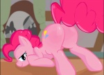 ass_up bedroom_eyes butt earth_pony equid equine female feral friendship_is_magic hair hasbro horse looking_back mammal my_little_pony narrowed_eyes pinkie_pie_(mlp) pony presenting seductive smile solo swfpony