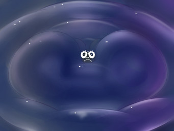 air_inflation big_cheeks blue_body body_inflation cheek_expansion close_to_bursting front_view frown glistening glistening_body huge_cheeks hyper hyper_cheeks hyper_inflation immobile implied_popping inflation smokydokei rain_world videocult slugcat 2026 bust_portrait digital_drawing_(artwork) digital_media_(artwork) hi_res portrait