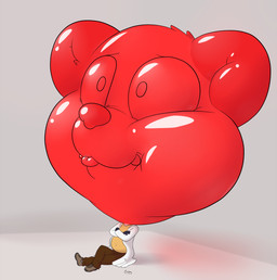 air_inflation ambiguous_gender anthro balloon_transformation big_head bottomwear brown_bottomwear brown_clothing brown_footwear brown_pants brown_shoes clothed clothed_anthro clothing crossed_arms eyewear fingers footwear fully_clothed fully_clothed_anthro glasses glistening glistening_head head_expansion head_inflation huge_head hyper hyper_head inflation pants rectangular_glasses red_head_(anatomy) shoes sitting solo white_lab_coat printedonsmile ambiguous_species 2015 hi_res shaded soft_shading