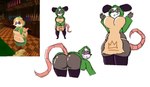 anthro apron bangs bent_over big_breasts big_butt blush breasts butt clothing female hoodie legwear looking_at_viewer overweight overweight_anthro overweight_female solo stockings thick_thighs topwear wide_hips sweetteadoodles atlyss sally_(atlyss) american_opossum chang_(atlyss) mammal marsupial 2025 digital_drawing_(artwork) digital_media_(artwork)