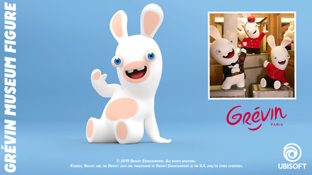 ambiguous_anthro ambiguous_gender anthro black_bottomwear black_bow_tie black_clothing black_pants black_suit blue_eyes bottomwear bow_tie buckteeth clothing featureless_legs fur hand_pawpads hat headgear headwear jacket light logo long_ears looking_at_viewer mitten_hands multicolored_body museum no_eyebrows noseless nude_ambiguous nude_anthro open_mouth open_smile pants pawpads photo red_clothing red_hat red_headwear red_jacket red_tongue red_topwear sculpture short_legs sitting smile smiling_at_viewer solo statue suit tan_inner_ear tan_pawpads teeth text tongue topwear two_tone_body white_body white_fur year perrine_lozinguez grevin_museum raving_rabbids rayman_(series) ubisoft lagomorph mammal rabbid 16:9 2019 3d_(artwork) autodesk_maya_(artwork) dated digital_media_(artwork) english_description english_text hi_res lighting official_art shaded substance_painter_(artwork) widescreen zbrush_(artwork)