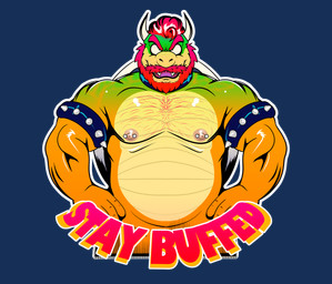 accessory anthro armband beard belly body_hair breasts chest_hair facial_hair fangs hairy horn jewelry male male/male muscular muscular_male mustache nipple_piercing nipples piercing simple_background solo spikes stare sticker teeth text dillcresta mario_bros mythology nintendo bowser luigi dragon mythological_creature mythological_scalie scalie absurd_res alpha_channel english_text hi_res