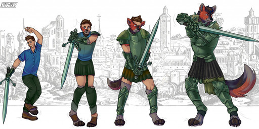 after_transformation anthro armor base_one_layout basic_sequence four_frame_image four_frame_sequence knight linear_sequence male melee_weapon one_row_layout solo sword transformation transformation_sequence warrior weapon kiri-anko mythology canid canine canis human mammal mythological_canine mythological_creature werecanid werecanine werecreature werewolf wolf sequence
