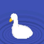 ambiguous_gender feral solo water redxw_(artist) anatid anseriform avian bird duck animated digital_media_(artwork) hi_res pixel_(artwork) pixel_animation