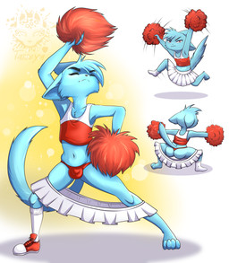 3_toes 5_fingers angry anthro belly big_butt big_tail biped blue_body blue_fur bottomwear bottomwear_down bulge butt cat_paws cheerleader clothed clothed_anthro clothed_male clothing crop_top detailed_bulge disproportionate_genitalia enjoying eyebrow_through_hair eyebrows feet femboy fingers fluffy fluffy_tail fur furry_tail hair happy holding_object huge_butt jumping legwear long_tail looking_at_viewer looking_away looking_up male male_anthro midriff multicolored_clothing multicolored_crop_top multicolored_shirt multicolored_topwear navel panties paws pink_nose pointy_ears pom_poms prick_ears rear_view red_clothing red_eyes red_panties red_string red_underwear shirt simple_background skirt skirt_around_legs skirt_down skirt_removed smooth_tail solo sparkles standing string tail tail_focus text thick_tail thick_thighs thigh_highs toes topwear translucent translucent_hair underwear white_background white_bottomwear white_clothing white_legwear white_sclera white_skirt white_thigh_highs yellow_background young young_male tasseya cartoon_network the_amazing_world_of_gumball gumball_watterson domestic_cat felid feline felis mammal 2026 absurd_res artist_name colored digital_drawing_(artwork) digital_media_(artwork) english_text hi_res shaded signature url wallpaper watermark widescreen