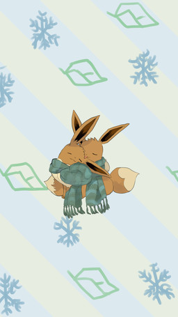 ambiguous/ambiguous ambiguous_gender brown_body brown_fur duo eyes_closed feral fur licking licking_another pattern_background paws scarf simple_background tail tongue tongue_out fishburi nintendo pokemon eevee generation_1_pokemon pokemon_(species) 2026 9:16 absurd_res hi_res