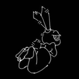 anthro anthro_focus black_background black_body black_butt black_ears black_fur butt disembodied_penis duo feet female female_anthro female_focus foot_fetish foot_play footjob fur genitals glans half-closed_eyes humanoid_genitalia humanoid_penis looking_back lying male male/female narrowed_eyes on_front penile penis penis_between_feet rabbit_ears scut_tail sex short_tail simple_background solo_focus tail unusual_eyes vussybussy vib-ribbon vibri lagomorph leporid mammal rabbit 1:1 2024 animated digital_media_(artwork) loop