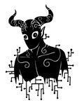 2_horns bovid_horn bovine_horn bull_horn chest_markings deltoids head_markings horn horn_markings humanoid_pointy_ears looking_at_viewer male markings neck_markings pecs pointy_ears pupils silhouette simple_background slit_pupils solo wavy_horn white_background sunnyclockwork scp_foundation scp-1893 animal_humanoid bovid bovid_humanoid bovine bovine_humanoid cattle_humanoid digital_creature horned_humanoid humanoid mammal mammal_humanoid 2015 black_and_white bust_portrait digital_drawing_(artwork) digital_media_(artwork) hi_res monochrome portrait