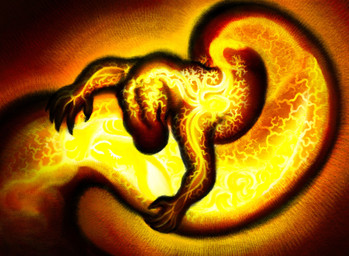 after_vore ambiguous_gender anthro apode claws eyes_closed glowing holding_self legless serpentine solo vore warm ink-the-artist draconcopode naga 2025 hi_res female_(lore)