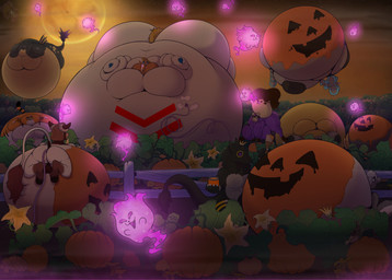 ambiguous_gender anthro female food fruit group holidays inflation jack-o'-lantern male plant pumpkin pumpkin_belly tail tail_tuft tuft derp_u_shire woozel halloween mythology nintendo pokemon bovid bovine cattle domestic_ferret dragon equid equine felid generation_4_pokemon ghost horse lucario mammal mustelid musteline mythological_creature mythological_scalie pantherine pokemon_(species) scalie sergal spirit tiger true_musteline weasel absurd_res hi_res