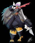 anthro beak biped clothed clothing feathered_wings feathers femboy grey_body grey_feathers hair huge_hips huge_thighs hyper hyper_hips hyper_thighs large_pecs looking_at_viewer male solo thick_thighs white_body white_feathers wide_hips wings shieradevil nintendo pokemon pokemon_legends_arceus fan_character sora_(shieradevil) accipitrid accipitriform avian bird generation_8_pokemon hisuian_braviary hisuian_form pokemon_(species) regional_form_(pokemon) absurd_res alpha_channel digital_media_(artwork) hi_res shaded