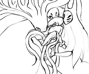 2_horns 4_eyes 6_eyes anthro black_eyes blush blush_lines bodily_fluids bottomless bottomless_anthro cloak clothed clothing dripping female female/female foursome genital_fluids group group_sex hand_on_neck head_back holding_partner horn multi_eye nude_anthro parent_incest penetration plant restrained restrained_by_tentacles sex simple_background size_difference sparkles sparkling_eyes spread_legs spreading sweat sweatdrop tentacle_in_vagina tentacle_penetration tentacle_sex tentacles tree vaginal vaginal_fluid_drip vaginal_fluids vaginal_fluids_on_leg vaginal_penetration white_background white_body white_cloak white_clothing white_head white_tentacles evil_otter hollow_knight_(franchise) team_cherry herrah_(hollow_knight) hornet_(hollow_knight) queen_vespa_(hollow_knight) white_lady_(hollow_knight) arthropod bee elemental_creature flora_fauna hymenopteran insect treant weaver_(hollow_knight) 2026 digital_media_(artwork) sketch daughter_(lore) incest_(lore) mother_(lore) mother_and_child_(lore) mother_and_daughter_(lore) parent_(lore) parent_and_child_(lore) parent_and_daughter_(lore) pseudo_incest_(lore) stepdaughter_(lore) stepmother_(lore) stepmother_and_stepchild_(lore) stepmother_and_stepdaughter_(lore) stepparent_(lore) stepparent_and_stepchild_(lore) stepparent_and_stepdaughter_(lore)