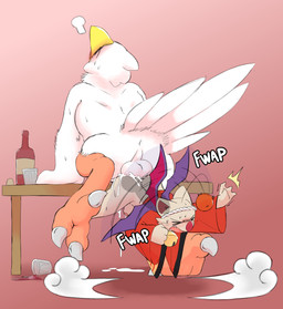 3_toes 4_fingers afterimage anal anal_knotting anal_penetration animal_genitalia animal_penis antennae_(anatomy) anthro anthro_on_anthro anthro_penetrated anthro_penetrating anthro_penetrating_anthro anus asian_clothing ass_to_ass back_wings backsack balls beak bell blush blush_lines bodily_fluids bottle breath canine_genitalia canine_penis claws clothed clothed/nude clothed_anthro clothed_male clothing container cum cum_from_ass cum_in_ass cum_inside cum_pool cup deep_penetration duo east_asian_clothing emanata erection feathers feet fingers fist flapping_wings flash_emanata foreskin fur genital_fluids genitals glans grey_claws grey_penis head_back humanoid_genitalia humanoid_penis interspecies japanese_clothing jingle_bell kimono knotting large_penetration male male/male male_anthro male_penetrated male_penetrating male_penetrating_male membrane_(anatomy) membranous_wings motion_lines nude nude_anthro nude_male onomatopoeia orange_legs partially_retracted_foreskin penetration penile penile_penetration penis penis_in_ass perineum pink_glans precum purple_wings red_clothing red_inner_ear red_kimono red_nose red_wings scuted_legs scutes sex size_difference smaller_penetrated sound_effects tail tail_feathers tan_body tan_ears tan_fur text toe_claws toes top_hole two_tone_wings white_balls white_body white_feathers white_perineum white_text wings x-ray_view yellow_beak miau final_fantasy square_enix valiantku avian chocobo mammal moogle 2025 absurd_res english_text hi_res
