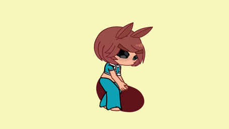 anthro female hair reaching short_hair simple_background solo spinning tail white_background someone mammal rodent sciurid 16:9 2d_animation animated digital_media_(artwork) hi_res high_framerate short_playtime sound video widescreen
