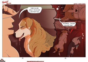 animal_genitalia animal_penis animal_vulva bed bedroom bedroom_sex blush blush_lines blushing_profusely bodily_fluids breath canine_genitalia canine_penis canine_vulva cheek_tuft close-up cum cum_in_vagina cum_inside duo exclamation_point facial_tuft female feral flashback floppy_ears fluffy furniture genital_fluids genitals humanoid_genitalia humanoid_penis male male/female neck_tuft orange_eyes penis saliva saliva_on_tongue saliva_string sheath side_view sleeping sleeping_together text time_skip tongue tongue_out tuft vaginal vein veiny_penis vulva waking_up parooty jake_(parooty) mey_(parooty) skib australian_shepherd canid canine canis demon domestic_dog herding_dog human mammal pastoral_dog sheepdog succubus absurd_res english_text hi_res