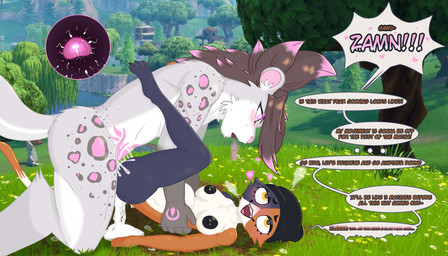 :3 accessory ahegao anthro anvil_position arm_markings arm_tuft barefoot beanie beanie_only bent_legs black_nipples blue_body blue_fur blush blushing_profusely bodily_fluids breasts breath brown_hair butt cat_tail cheek_tuft claws clothing cum cum_drip cum_in_vagina cum_inflation cum_inside cum_on_body cum_on_butt cum_pool cum_strand cum_string dialogue digitigrade dripping duo emanata excessive_cum excessive_genital_fluids eye_markings eyebrows eyelashes facial_markings facial_tuft feet feline_ears female fluffy fluffy_tail from_front_position fur genital_fluids genitals glowing glowing_eyes gold_piercing grass grey_body grey_fur hair hand_markings hand_on_hip hat hat_only head_markings headgear headgear_only headwear headwear_only heart_symbol highlights_(coloring) holding_another impregnation inflation inner_ear_fluff internal kneeling kneeling_sex leaking_cum leg_markings leg_tuft legs_up long_eyelashes looking_pleasured looking_up lying male male/female markings mating_press medium_breasts mostly_nude multicolored_body multicolored_fur multicolored_hair multicolored_tail multicolored_text nipple_piercing nipples nude on_back on_ground orange_body orange_fur orgasm orgasm_face ovum ovum_with_face ovum_with_facial_features penetration penile penile_penetration penis penis_in_vagina piercing pink_eyes pink_highlights pink_nose pink_tongue plant pregnant pregnant_anthro pregnant_female pupils rock screaming screencap screencap_background sex shoulder_tuft side_view speech_bubble sperm_cell spots spotted_body spotted_markings stylized_text sweat sweatdrop sweaty_face tail talking_to_another talking_to_partner teeth text toe_claws tongue tree tuft two_tone_body two_tone_fur two_tone_hair vaginal vaginal_penetration video_game_reference white_body white_fur white_pupils womb_tattoo yellow_eyes cereshinu epic_games fortnite meow_skulls shinu_(cereshinu) calico_cat celestial_being deity domestic_cat felid feline felis mammal pantherine snow_leopard 7:4 english_text hi_res meme shaded