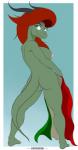 anthro anthrofied areola barefoot big_breasts big_butt biped black_horn blue_background border breasts bubble_butt butt butt_pose claws curvy_figure eyebrows eyelashes feet female flag flag_(object) green_body green_skin hair holding_flag holding_object horn hourglass_figure hungarian hungarian_flag hungary long_hair long_horn looking_at_viewer looking_back nipples non-mammal_breasts nude pink_areola pink_nipples pose rear_view red_hair seductive simple_background small_waist snout solo standing suggestive tail thick_tail thick_thighs white_border white_claws wide_hips yifftator european_mythology mythology zsofia dragon lizard mythological_creature mythological_scalie reptile scalie western_dragon 2018 digital_media_(artwork) full-length_portrait hi_res pinup portrait signature