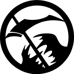 ambiguous_gender feral melee_weapon mostly_offscreen_character mouth_shot open_mouth polearm scythe sharp_teeth silhouette simple_background solo symbol teeth transparent_background weapon sunnyclockwork scp_foundation monster unknown_species 2015 alpha_channel black_and_white digital_drawing_(artwork) digital_media_(artwork) low_res monochrome