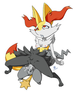 3_fingers 3_toes anthro areola balls black_body black_fur black_vulva bodily_fluids breasts chest_tuft clenched_teeth cum cum_in_vagina cum_inside drooling duo erection facial_tuft feet female female_on_top female_penetrated fingers fur genital_fluids genitals inner_ear_fluff looking_up male male/female male_on_bottom male_penetrating male_penetrating_female monotone_genitals multicolored_body multicolored_fur nipples nude on_bottom on_top orgasm penetration penile penile_penetration penis penis_in_vagina pink_nipples red_body red_eyes red_fur red_nose saliva sex simple_background spread_legs spreading tears tears_of_pleasure teeth toes tuft vaginal vaginal_penetration vulva white_background white_body white_fur yellow_body yellow_fur uenii nintendo pokemon banette braixen canid canine generation_3_pokemon generation_6_pokemon ghost mammal pokemon_(species) spirit 2021 hi_res signature
