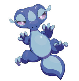3_fingers 3_toes ambiguous_gender blue_body blue_skin feet feral fingerless_(marking) fingers looking_at_viewer narrowed_eyes purple_eyes simple_background smile smiling_at_viewer solo toeless_(marking) toes white_background pata game_freak nintendo pokemon pokemon_winds_and_waves gecqua generation_10_pokemon pokemon_(species) 2026 hi_res