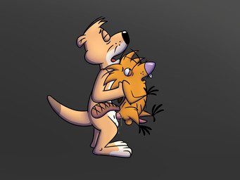 4_fingers 4_toes anal anal_penetration anthro anthro_on_anthro anthro_penetrated anthro_penetrating anthro_penetrating_anthro biped black_eyes black_nose buckteeth carrying_another carrying_partner carrying_position duo feet fingers fur gradient_background male male/male male_penetrated male_penetrating multicolored_body multicolored_fur penetrating_male penetration purple_nose semi-anthro sex side_view simple_background standing submissive submissive_brother submissive_male tan_body tan_fur teeth toes two_tone_body two_tone_fur whiskers yellow_body yellow_fur johnofe nickelodeon the_angry_beavers farradae_(johnofe) norbert_beaver beaver mammal mustelid otter rodent 4:3 absurd_res hi_res