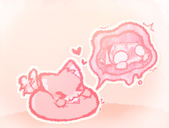 :3 >w< anthro belly big_belly duo eyes_closed female inside_stomach tail tail_motion tailwag vore qwishiflavor qwishi_(qwishiflavor) domestic_cat felid feline felis mammal unknown_species 2025