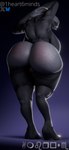 anthro barely_visible_genitalia barely_visible_pussy big_breasts big_butt breasts butt female genitals grey_body hands_behind_head huge_breasts huge_butt looking_back nude pussy solo thick_thighs wide_hips 1heart6minds halo_(series) microsoft xbox_game_studios alien sangheili 3d_(artwork) digital_media_(artwork)