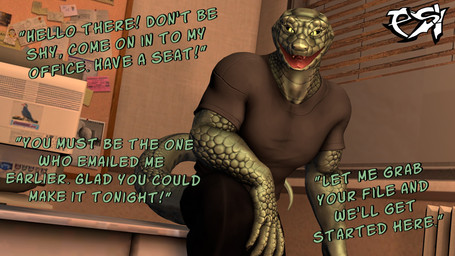 anthro black_sclera bottomwear brown_clothing brown_shirt brown_topwear clothed clothed_anthro clothed_male clothing dialogue green_body green_scales looking_at_viewer male pants scales shirt solo t-shirt talking_to_viewer text topwear yellow_eyes psikokinetic petruz_(modeler) isamu_(psikokinetic) reptile scalie snake 2024 3d_(artwork) digital_media_(artwork) english_text hi_res source_filmmaker_(artwork)