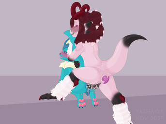 2_horns 3_toes anal anal_fluids anal_orgasm anal_penetration anal_tugging animal_genitalia animal_vulva anthro anthro_on_feral anthro_penetrating anthro_penetrating_feral arm_tuft bestiality black_body black_flesh black_scales black_sclera blue_body blue_eyes blue_scales blush bodily_fluids braided_hair butt buttplug buttplug_in_ass buttplug_insertion buttplug_vibrator canine_genitalia canine_vulva claws cum cum_in_ass cum_inside curved_horn cute_fangs digitigrade dipstick_limbs dipstick_tail drooling ejaculation fangs feet female feral feral_penetrated freckled_butt freckled_face freckled_legs freckled_shoulders freckles frill_(anatomy) genital_fluids genital_slit genitals grey_flesh hair hands-free heart_eyes heart_symbol horn interspecies knot knotted_penis leg_tuft male male/female markings multi_ear multicolored_hair nipples object_in_ass orgasm pawpads penetrating_while_penetrated penetration penile penile_penetration penis penis_in_ass pink_body pink_eyes pink_scales plug_(sex_toy) plug_insertion pokephilia ponytail pupils raised_tail red_claws red_hair red_horn ridged_knotted_penis ridged_penis saliva scales sex sex_toy sex_toy_in_ass sex_toy_insertion shota simple_background simultaneous_orgasms slit_pupils split_horns tail tail_anus tail_hug tail_markings tan_frill teal_body teal_scales tears tears_of_pleasure teeth toes tongue tongue_out tuft two_tone_hair vaginal_fluids vibrator vulva white_flesh white_hair young yashak mythology nintendo pokemon ilka_(yashak) dragon eeveelution generation_1_pokemon mythological_creature mythological_scalie pokemon_(species) scalie vaporeon 2025 absurd_res hi_res watermark adult_(lore)