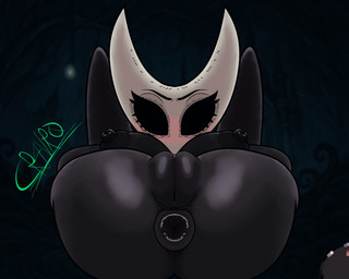 2_horns anthro anus areola biped black_body blush breasts butt color_swatch erect_nipples eyebrows eyelashes female female_anthro front_view genitals glistening glistening_anus horn innie_vulva legs_up nipple_dip nipples non-mammal_breasts plump_labia presenting presenting_hindquarters puffy_anus solo vulva cr4vr0 hollow_knight_(franchise) team_cherry hornet_(hollow_knight) arthropod absurd_res colored digital_media_(artwork) hi_res shaded signature
