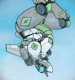 1_eye aircraft airplane anthro areola back_wings big_breasts breasts camera_eyes cockpit erection genitals glowing glowing_eyes grey_body gynomorph intersex jet machine metallic_body nipples not_furry nude nude_anthro nude_gynomorph penis simple_background solo upside_down vehicle wings russy_(artist) aeromorph living_aircraft living_machine living_vehicle robot hi_res