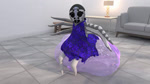 anthro bouncing bubble clothing dress female furniture hat headgear headwear inside living_room sofa solo wobbling skeletorskeletonized c4d arachnid arthropod spider 16:9 3d_(artwork) 3d_animation animated cinema_4d_(artwork) digital_media_(artwork) no_sound short_playtime webm widescreen