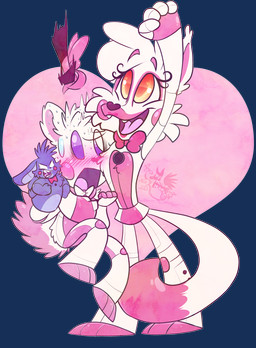 angry anthro blush duo machine open_mouth puppet five_nights_at_freddy's scottgames sister_location funtime_foxy_(fnaf) funtime_freddy_(fnafsl) puppet_bonnie_(fnafsl) animatronic bear canid canine fox mammal robot alpha_channel digital_media_(artwork) hi_res