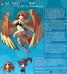 2020 alternate_species animal_humanoid avian avian_humanoid big_breasts bird breasts brown_hair clothed clothing description digital_media_(artwork) english_text feathered_wings feathers feet female female_focus generation_1_pokemon hair hi_res humanoid humanoidized id_number information information_box information_section kinkymation long_hair looking_at_viewer nintendo number pidgey pokemon pokemon_(species) pokemon_humanoid pokemorph signature simple_background smile species_description species_name species_sheet talons text text_box toes wings