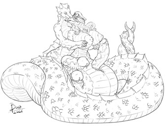andromorph anthro apode big_penis breasts cuddling duo genitals huge_penis hyper hyper_genitalia hyper_penis intersex intersex/intersex knot knotted_penis legless multi_genitalia multi_penis nipples penis serpentine boo3 mythology kishatashwood nimbus_(lateinshowing) aquatic draconcopode dragon fish mythological_creature mythological_scalie naga scalie shark 4:3 hi_res monochrome