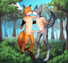 balls docking duo erection for_a_head foreskin forest forest_background genitals male male/male nature nature_background nipples penile penis plant public sex shota split_form tree young young_humanoid young_male young_on_young mavrickzoo animal_head animal_humanoid canid canine canis fox humanoid mammal wolf hi_res