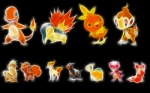 ambiguous_gender anthro brown_body canid canine charmander chimchar cyndaquil equid feral fire flaming_hair flaming_mane flaming_tail fractalius generation_1_pokemon generation_2_pokemon generation_3_pokemon generation_4_pokemon grey_body group growlithe houndour magby mammal multi_tail nintendo numel orange_body pink_body pokemon pokemon_(species) ponyta pseudo_hair pseudo_mane semi-anthro slugma tail torchic unknown_artist vulpix