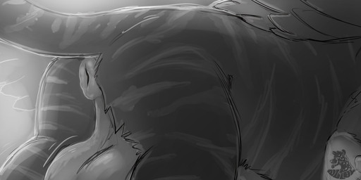 anus balls big_balls feral fluffy genitals huge_balls hyper hyper_balls hyper_genitalia male puffy_anus solo stripes wings nolow mythology toumak_(character) avian gryphon mythological_avian mythological_creature 2022 2:1 absurd_res hi_res