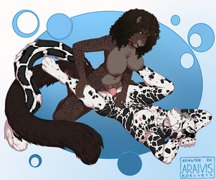 4_toes 5_fingers amazon_position anthro anthro_on_anthro anthro_penetrated anthro_penetrating anthro_penetrating_anthro areola big_breasts black_nipples black_spots breasts duo feet female female_penetrated fingers fur male male/female male_penetrating male_penetrating_female markings nipples penetration sex smile spots spotted_body spotted_fur toes white_body white_fur araivis-edelveys alguire chidi_(chidike) clouded_leopard felid leopard mammal pantherine 2021 6:5 absurd_res digital_media_(artwork) hi_res