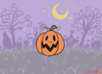 ambiguous_gender anthro cemetery crescent_moon dipstick_tail food fruit holidays jack-o'-lantern markings moon multicolored_tail night outside plant pumpkin smile solo star tail tail_markings transformation keke_(artist) halloween pepin_(keke) canid canine food_creature fox mammal 2017 2d_animation animated digital_media_(artwork) loop short_playtime signature