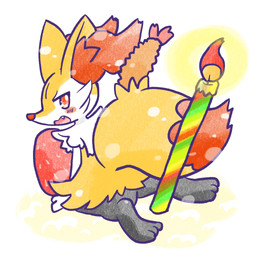 ambiguous_anthro ambiguous_gender anthro biped blush blush_stickers candle cute_fangs digitigrade fangs fire food fruit looking_at_viewer looking_back looking_back_at_viewer lying micro object_in_tail on_front open_mouth open_smile plant rear_view shrimp_(food) simple_background smile snout solo strawberry tail teeth annyui0611 nintendo pokemon braixen canid generation_6_pokemon mammal pokemon_(species) 1:1 2023 digital_drawing_(artwork) digital_media_(artwork) full-length_portrait hi_res japanese_description portrait translated_description