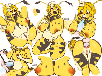 accessory anal anal_penetration anthro anus ass_up balls belly belly_fucking belly_markings belly_squish bellyfuck big_breasts big_butt big_legs blonde_hair blowjob_face blowjob_focus breast_grab breast_squish breasts butt butt_focus butt_pose duo erect_nipples fellatio female flower flower_in_hair fluffy fluffy_chest genitals hair hair_accessory hand_on_breast huge_breasts huge_butt insect_wings knees_up legs_in_air legs_together legs_up licking male male/female markings navel nipple_fetish nipple_outline nipple_play nipples nude oral penetration penile penile_penetration penis penis_in_ass penis_lick plant pose sex solo spread_legs spreading squish tongue vein veiny_balls veiny_penis vulva wings obrykozzy arthropod bee bumble_bee_(species) hymenopteran insect hi_res