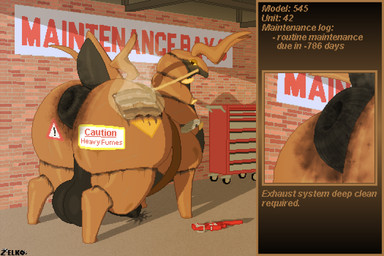 balls big_balls bodily_fluids brick_wall bumper_sticker cabinet cum erection exhaust_vent feral garage gas_pedal genital_fluids genitals machine male oil oil_cum oil_stain reins saddle solo soot steam steaming stickers_on_body text toolbox tools unusual_bodily_fluids unusual_cum unusual_genital_fluids wall_(structure) warning_sign wrench bluthederg conditional_dnp zelkothezeeb nintendo pokemon generation_5_pokemon pokemon_(species) robot robot_feral scolipede 3:2 digital_media_(artwork) pixel_(artwork)