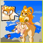 1:1 2022 angel animated anthro areola bahri_(suirano) being_watched big_areola big_breasts big_butt blinking blonde_hair blue_eyes bovid breast_play breast_smother breast_squeeze breasts butt caprine clothed clothing cloven_hooves curved_horn deity digital_media_(artwork) dithering dragon duo embrace face_in_breasts female freckled_butt freckles glistening glistening_hair hair halo hand_on_another's_breast hand_on_breast head_between_breasts hooves horn hug huge_breasts huge_butt humanoid looking_at_another loop mammal mythological_creature mythological_scalie mythology nipples nude pixel_(artwork) pixel_animation scalie sera_(suirano) sheep short_playtime short_stack signature size_difference skimpy sky skyscape small_tail smothering sparkles squeezing struggling suirano_(character) swaying tail toilet_man unicorn_horn wide_hips yellow_areola yellow_eyes yellow_nipples