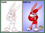 1995 4:3 anthro babs_bunny english_text female guide_lines karri_aronen lagomorph leporid mammal rabbit skaven_(artist) solo text tiny_toon_adventures vintage warner_brothers