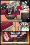 2:3 angry asphyxiation bdsm bondage bound breasts breath_play camera comic digital_media_(artwork) dildo disembodied_voice duo_focus english_text felid female genitals group hi_res imminent_pegging imminent_sex incest_(lore) intraspecies leash leopard male male/female mammal nekochan90 nipples pantherine penis pussy revenge sex_toy sibling_(lore) snow_leopard strapon text torture twins_(lore) veiny_dildo