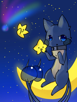 2_tails anthro blue_body blue_eyes blue_fur blue_tail collar collar_only cosmic_background crescent_moon featureless_crotch fur group looking_at_viewer male moon multi_tail multicolored_body multicolored_fur night nude nude_anthro nude_male semi-anthro sky space star starry_background starry_sky tail trio two_tone_body two_tone_fur white_body white_fur yellow_body eittey nintendo pokemon dragonchu_(character) fan_character dragonair generation_1_pokemon hybrid legendary_pokemon mew_(pokemon) pikachu pokemon_(species) 2011 3:4