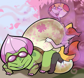 3_fingers 3_toes ambiguous_gender anthro black_body bodily_fluids claws clothed clothing cutaway detailed_background diaper diaper_fetish diaper_in_face diaper_only diaper_sniffing duo expression_cutaway eyewear eyewear_on_head fangs feces feet feral finger_claws fingers floral_print fur gas genital_fluids goggles goggles_on_head grass green_body hand_on_diaper hypnosis inner_ear_fluff mind_control multicolored_body multicolored_fur narrowed_eyes open_mouth open_smile pink_claws pink_eyewear pink_goggles pink_leaves plant pooping red_inner_ear_fluff red_nose red_tail sitting sky smile sniffing soiled_diaper soiling soiling_diaper spiral spiral_eyes standing tail teeth toe_claws toes topless touching_diaper tree tuft unclean_diaper urine used_diaper using_diaper vines wearing_diaper wet_diaper white_body white_fur yellow_body yellow_fur buttsharb nintendo pokemon brandy_the_braixen shochu_(gao) braixen bulbasaur generation_1_pokemon generation_6_pokemon pokemon_(species)