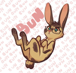 alternate_species ambiguous_gender arm_tuft brown_body brown_fur brown_spots cheek_tuft elbow_tuft eyewear facial_tuft feral fur glasses green_eyes head_tuft knee_tuft leg_markings leg_tuft markings neck_tuft nude repeated_text scut_tail short_tail socks_(marking) solo spots tail tan_body tan_fur text text_background tuft fuel_(artist) ty_(appleseed) lagomorph leporid mammal rabbit 2021 english_text hi_res